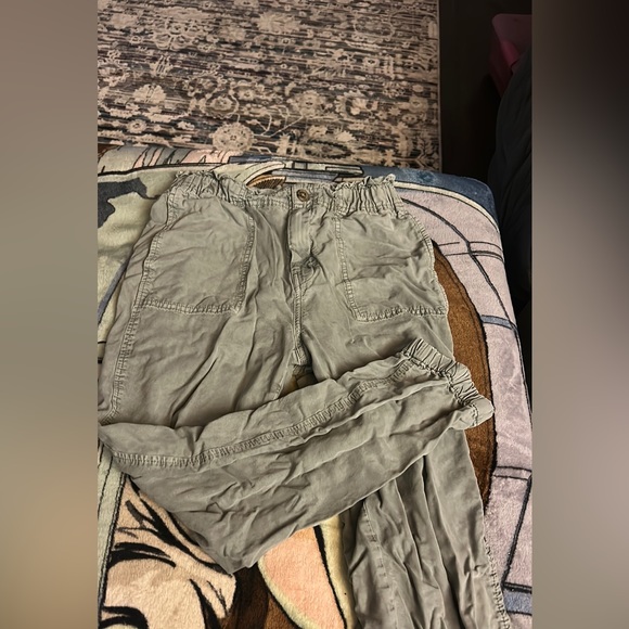 Light denim army green/grey pants - Picture 2 of 2